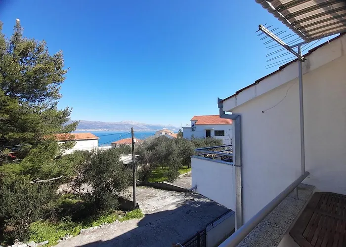 A4 W Big Terrace Great Sea View Close To Apartmán Trogir