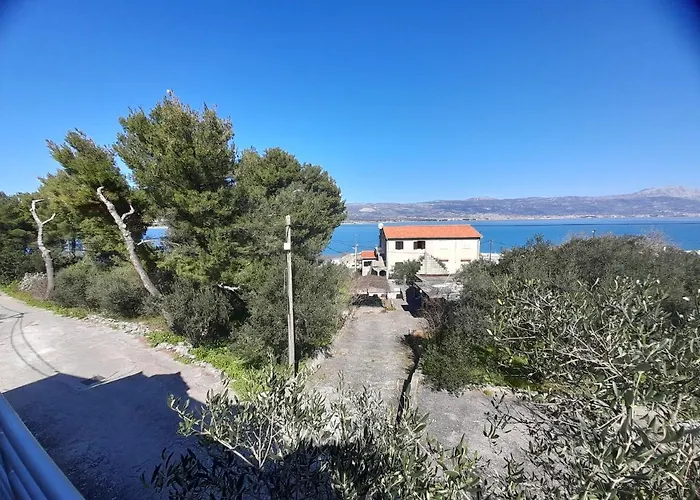 A4 W Big Terrace Great Sea View Close To Trogir
